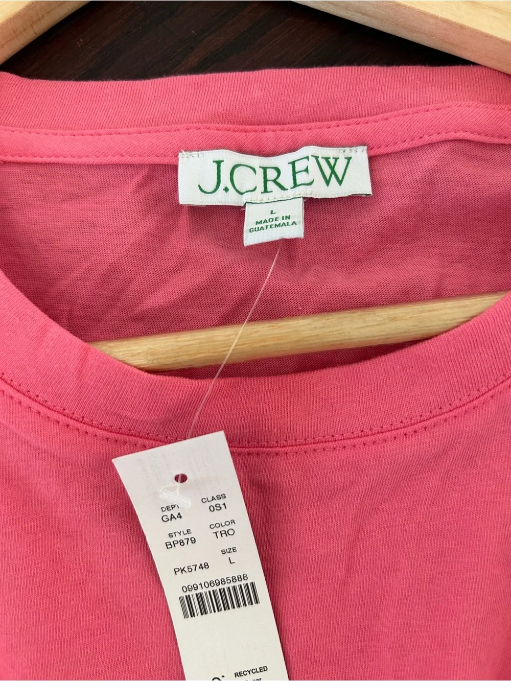 J. Crew vibrant pink